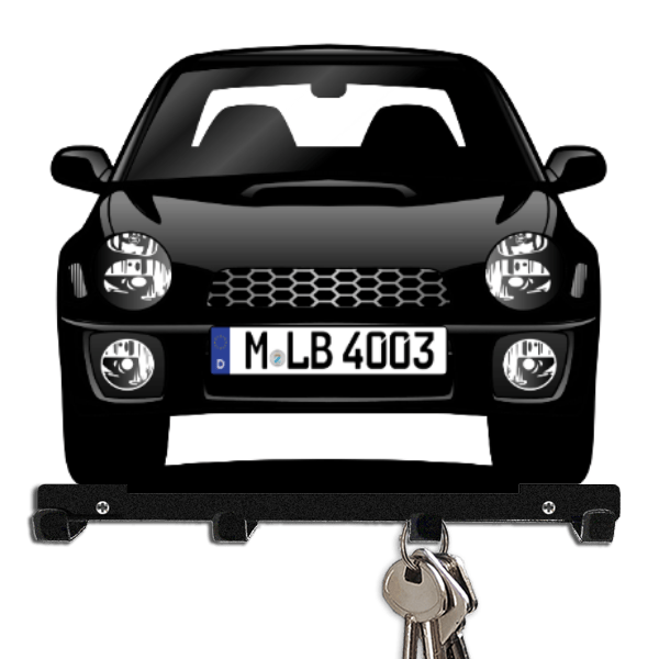 Impreza Combi Schlüsselboard personalisiert mit Auto u. Kennzeichen!