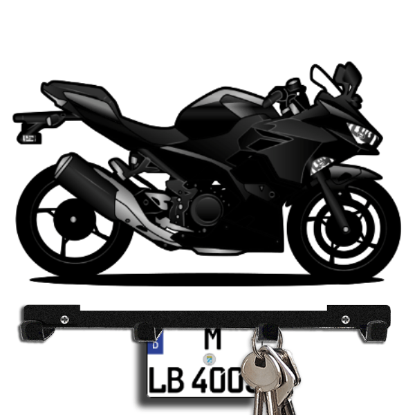 Ninja 400 Schlüsselboard personalisiert mit Auto u. Kennzeichen!