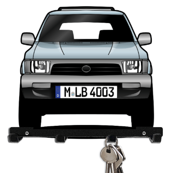 4Runner Schlüsselboard personalisiert mit Auto u. Kennzeichen!