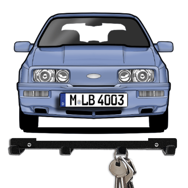 Sierra Limousine Schlüsselboard personalisiert mit Auto u. Kennzeichen!