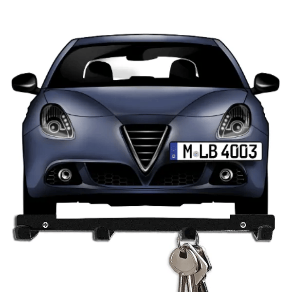 Giulietta Schlüsselboard personalisiert mit Auto u. Kennzeichen!