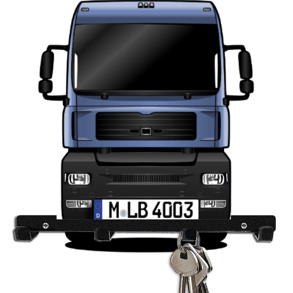 TGA 18.360 Schlüsselboard personalisiert mit Auto u. Kennzeichen!