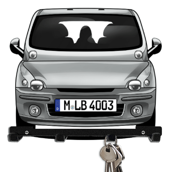 Multipla Schlüsselboard personalisiert mit Auto u. Kennzeichen!