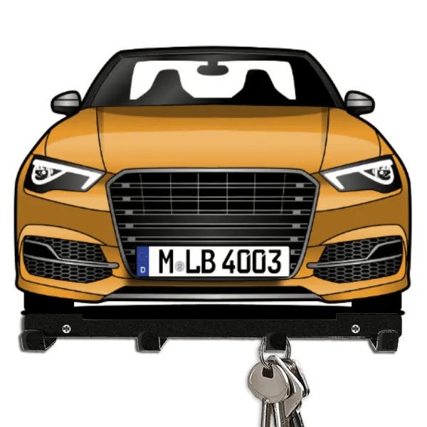 S3 Cabriolet Schlüsselboard personalisiert mit Auto u. Kennzeichen!