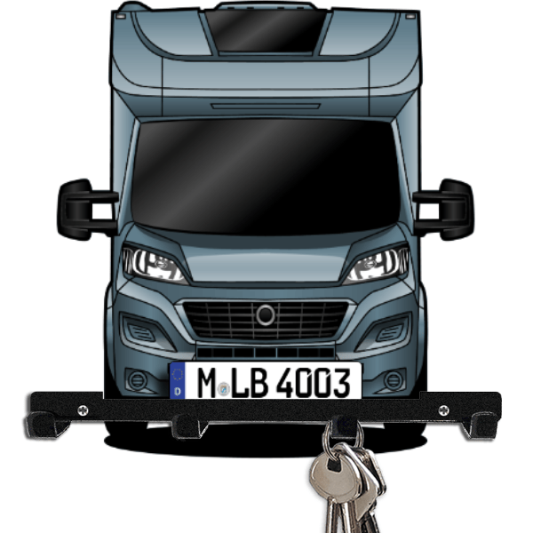 Kreos Schlüsselboard personalisiert mit Auto u. Kennzeichen!
