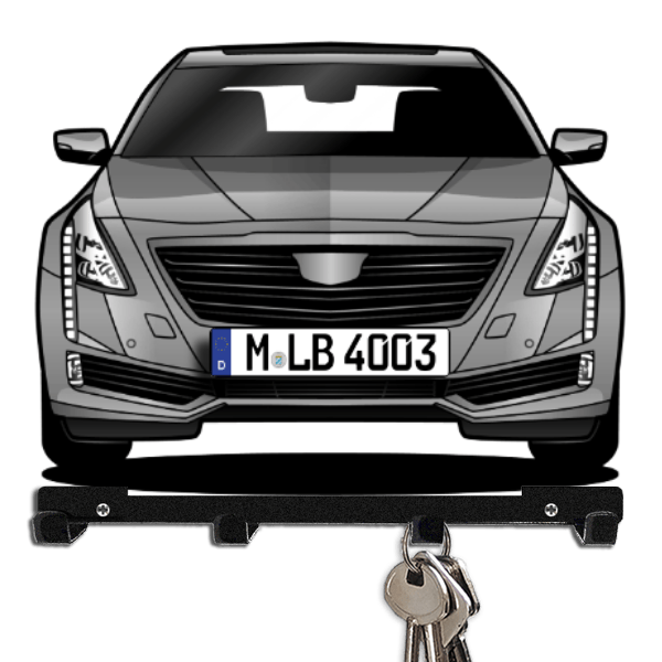 CT6 Schlüsselboard personalisiert mit Auto u. Kennzeichen!