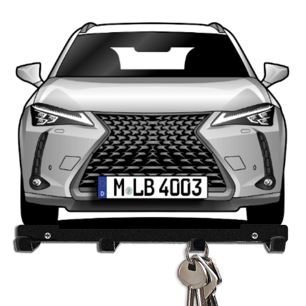 UX Schlüsselboard personalisiert mit Auto u. Kennzeichen!