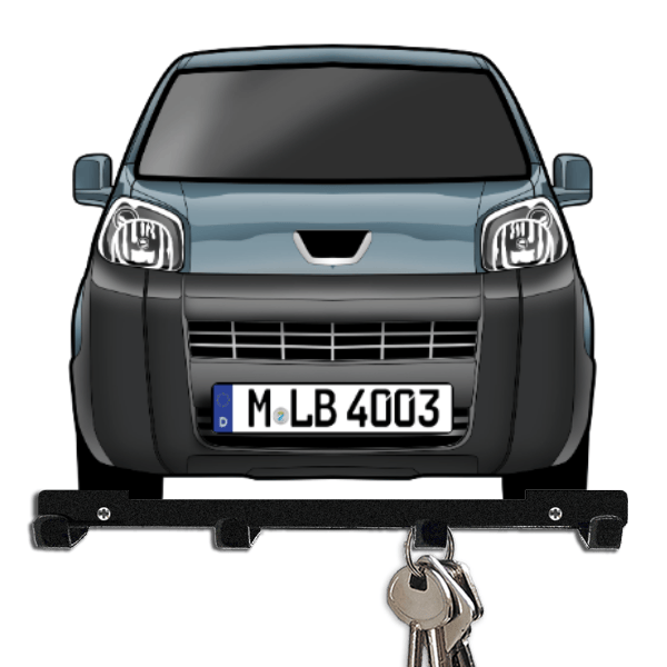 Bipper Schlüsselboard personalisiert mit Auto u. Kennzeichen!