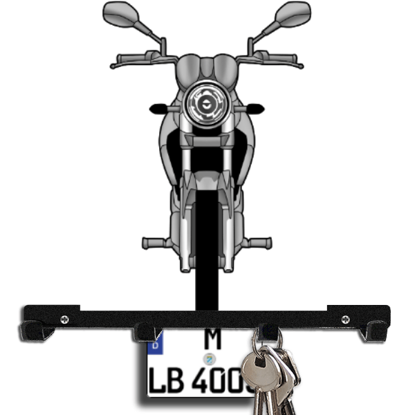 YBR125 Schlüsselboard personalisiert mit Auto u. Kennzeichen!