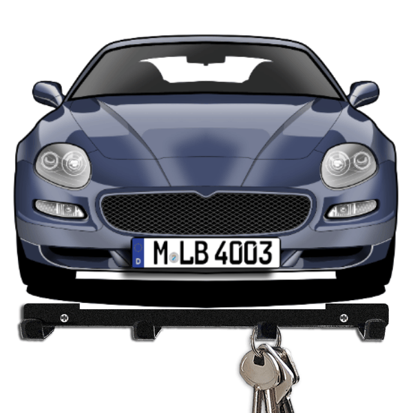 Gransport Schlüsselboard personalisiert mit Auto u. Kennzeichen!