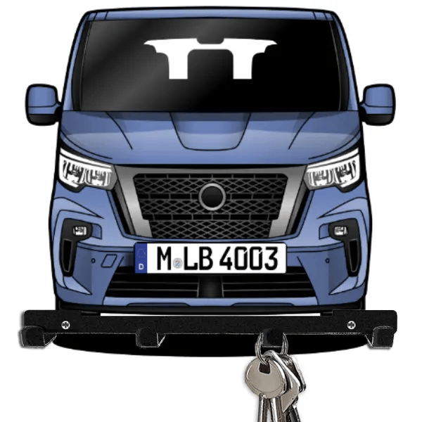 Primastar Schlüsselboard personalisiert mit Auto u. Kennzeichen!