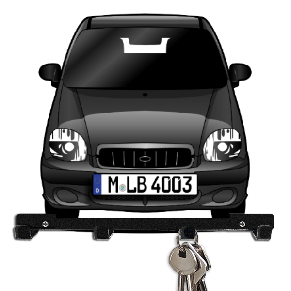 Atos Schlüsselboard personalisiert mit Auto u. Kennzeichen!