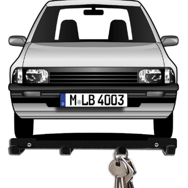 121 Schlüsselboard personalisiert mit Auto u. Kennzeichen!