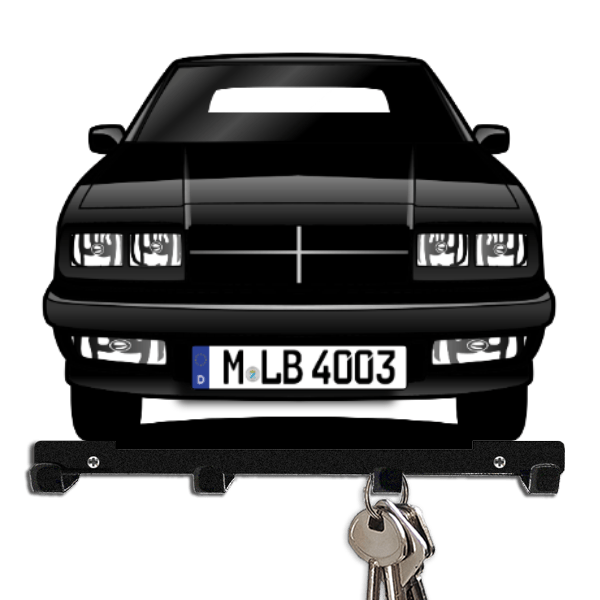 Lebaron Cabriolet Schlüsselboard personalisiert mit Auto u. Kennzeichen!