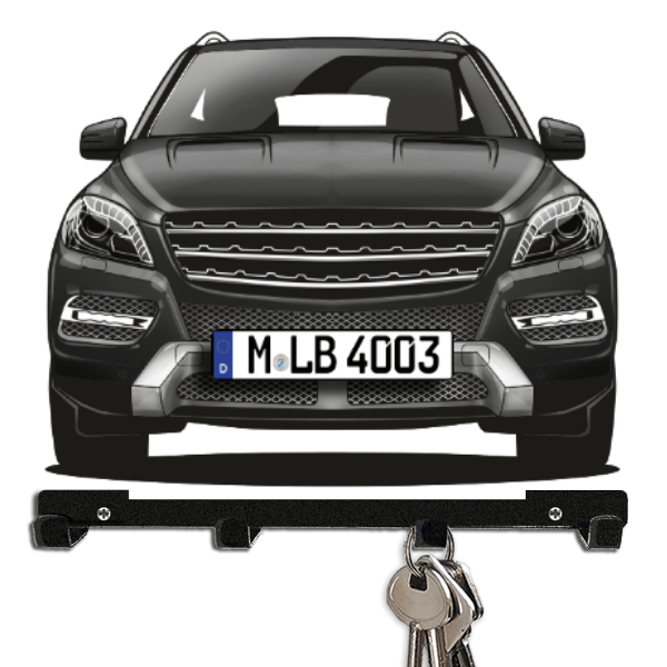 ML Schlüsselboard personalisiert mit Auto u. Kennzeichen!