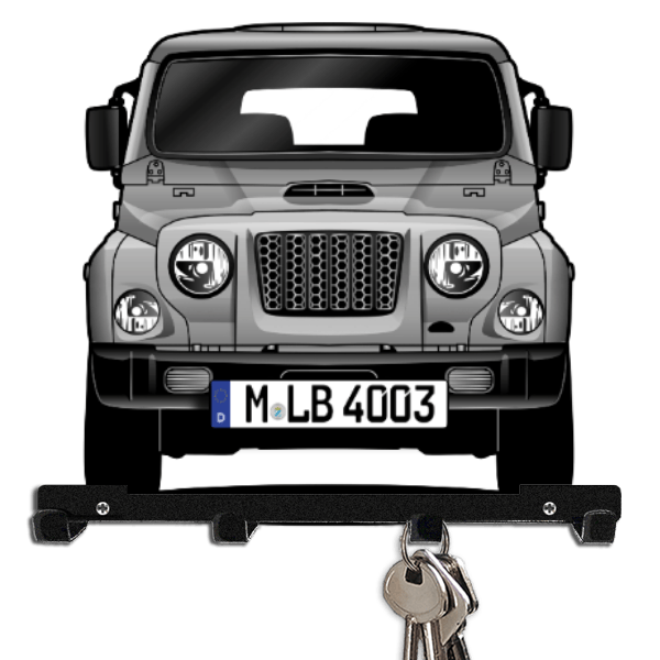 Retona Schlüsselboard personalisiert mit Auto u. Kennzeichen!