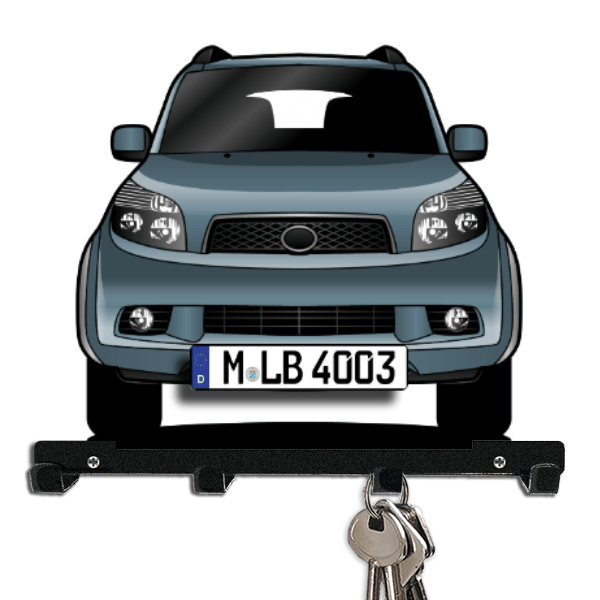 Terios Schlüsselboard personalisiert mit Auto u. Kennzeichen!