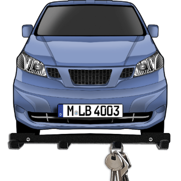 NV200 Schlüsselboard personalisiert mit Auto u. Kennzeichen!