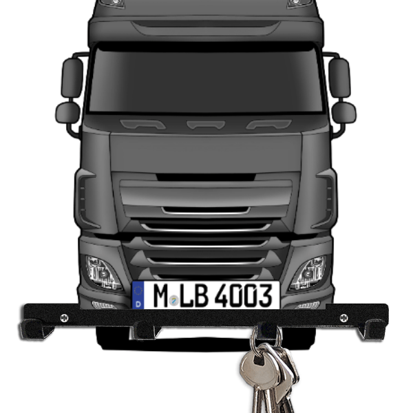 New XF Schlüsselboard personalisiert mit Auto u. Kennzeichen!