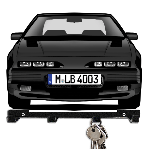 Grand Prix Schlüsselboard personalisiert mit Auto u. Kennzeichen!