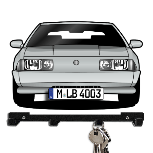 V6 Schlüsselboard personalisiert mit Auto u. Kennzeichen!