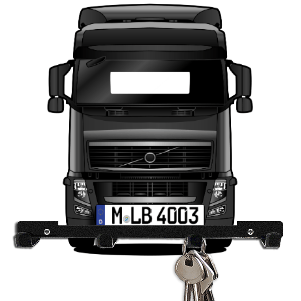 FH13 460 Schlüsselboard personalisiert mit Auto u. Kennzeichen!