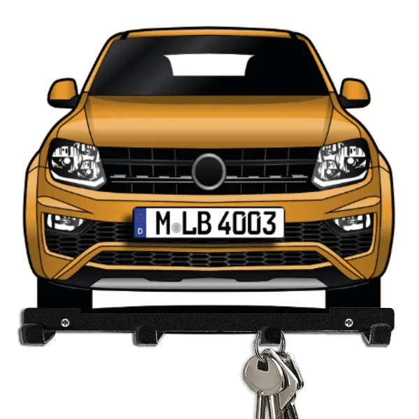Amarok Schlüsselboard personalisiert mit Auto u. Kennzeichen!