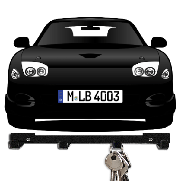 3000GT Schlüsselboard personalisiert mit Auto u. Kennzeichen!