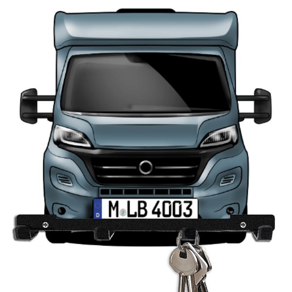 Eura Schlüsselboard personalisiert mit Auto u. Kennzeichen!