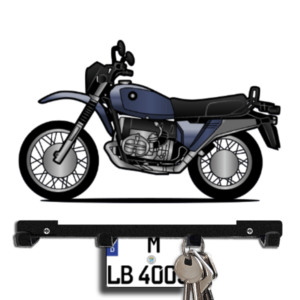 R 80 Schlüsselboard personalisiert mit Auto u. Kennzeichen!