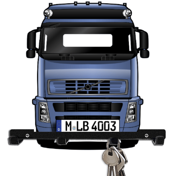 FH12 Schlüsselboard personalisiert mit Auto u. Kennzeichen!