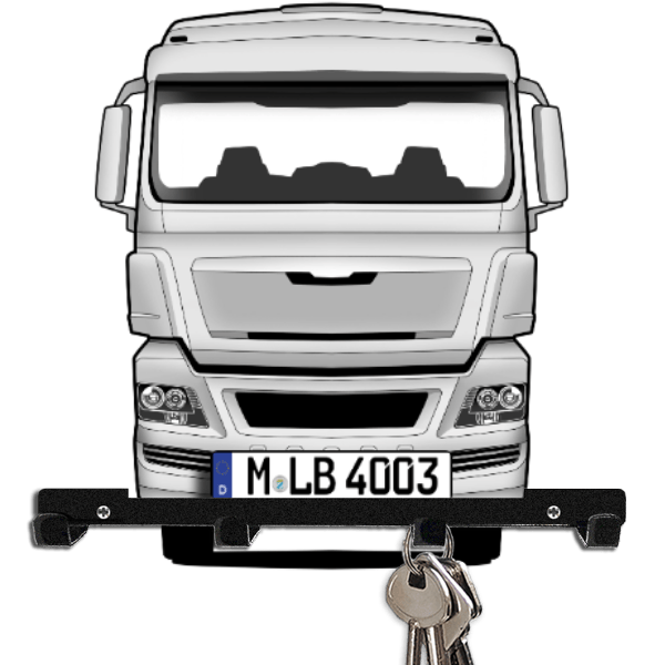 TGX 18.480 Schlüsselboard personalisiert mit Auto u. Kennzeichen!