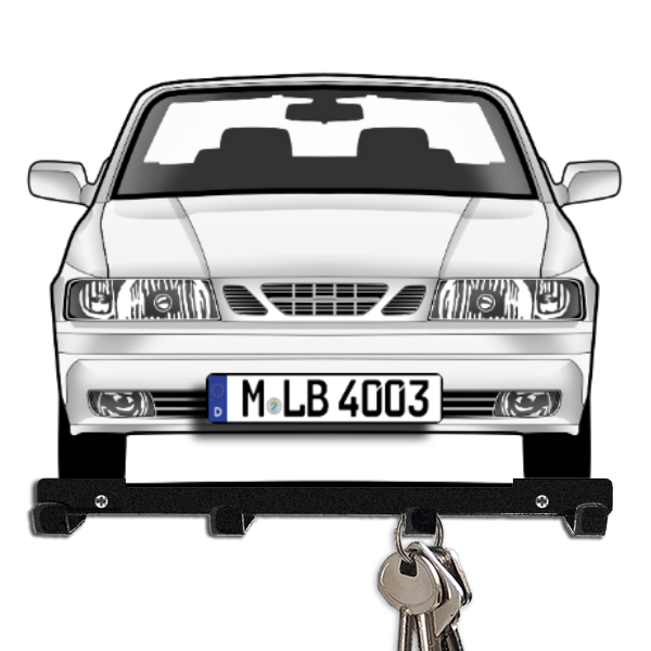 9-3 Cabriolet Schlüsselboard personalisiert mit Auto u. Kennzeichen!