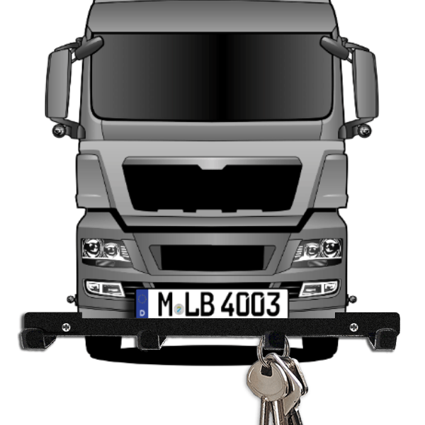 TGX 18.500 Schlüsselboard personalisiert mit Auto u. Kennzeichen!