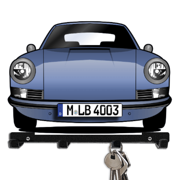 912 Schlüsselboard personalisiert mit Auto u. Kennzeichen!