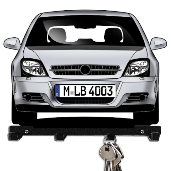 Signum Schlüsselboard personalisiert mit Auto u. Kennzeichen!