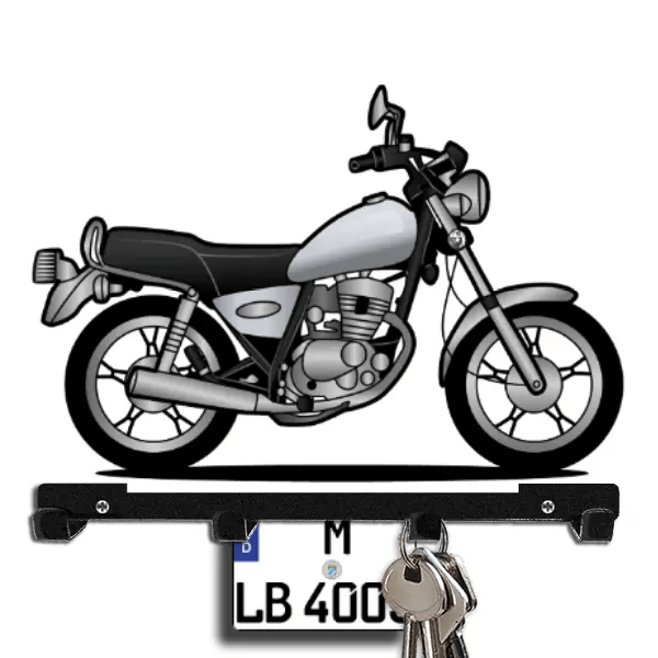 GN 125 Schlüsselboard personalisiert mit Auto u. Kennzeichen!