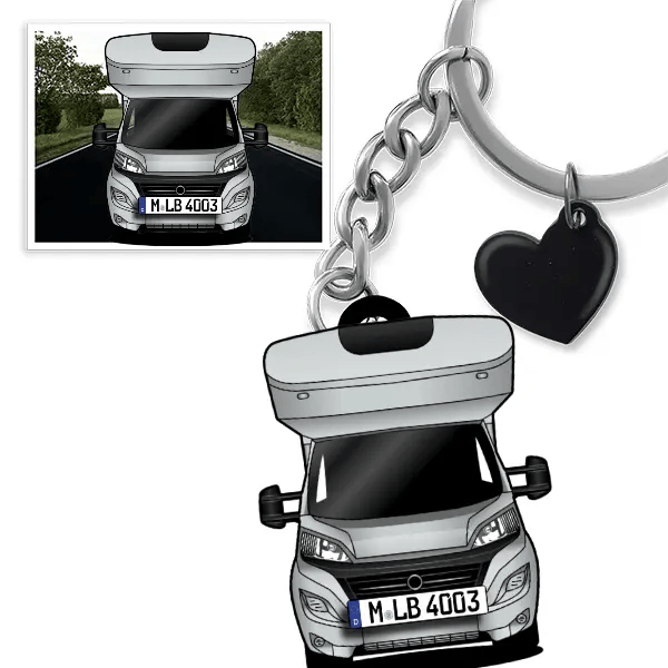 A740 Plus Schlüsselanhänger in Form deines Autos u. Kennzeichen