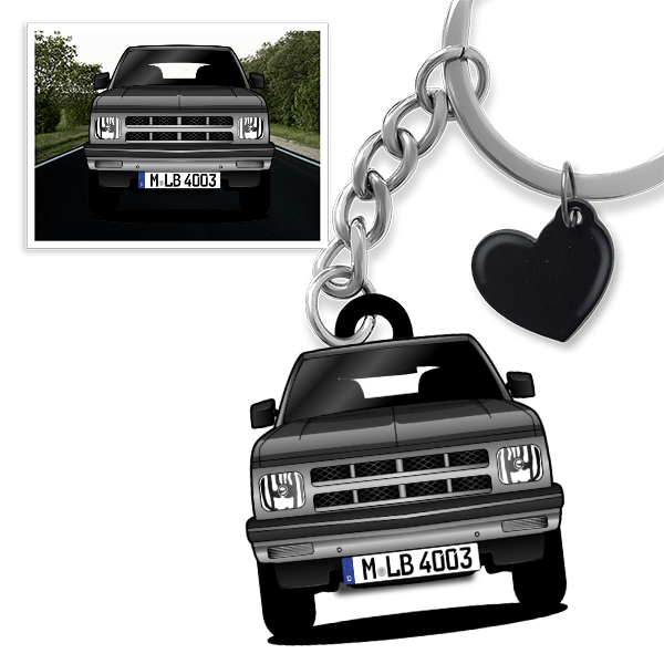 Blazer S-10 Schlüsselanhänger in Form deines Autos u. Kennzeichen