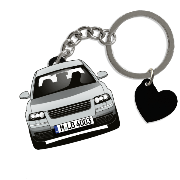 Santana Schlüsselanhänger in Form deines Autos u. Kennzeichen