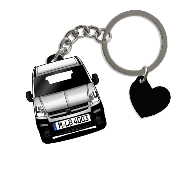 Movano Schlüsselanhänger in Form deines Autos u. Kennzeichen