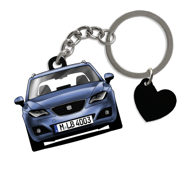 Exeo Combi Schlüsselanhänger in Form deines Autos u. Kennzeichen