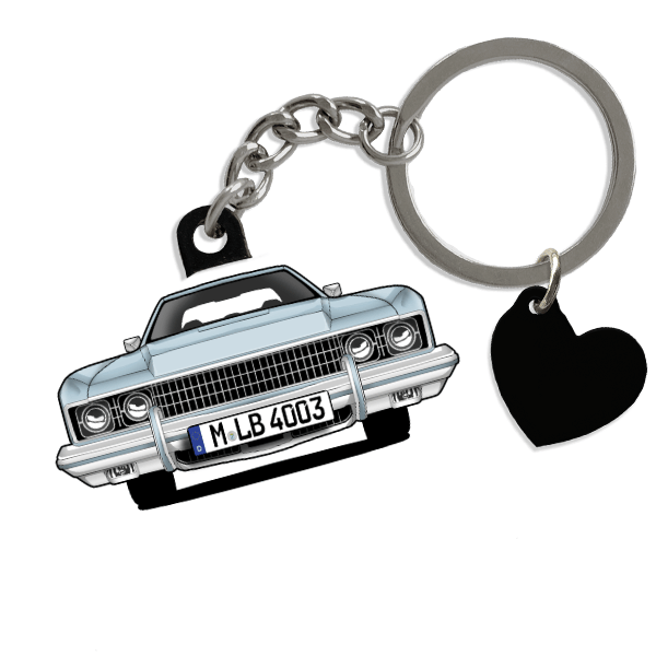 Caprice Schlüsselanhänger in Form deines Autos u. Kennzeichen