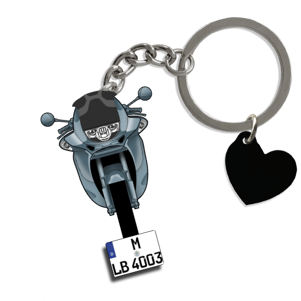 K 1200 RS Schlüsselanhänger in Form deines Autos u. Kennzeichen