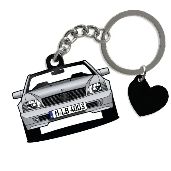 SL-Klasse Cabriolet Schlüsselanhänger in Form deines Autos u. Kennzeichen
