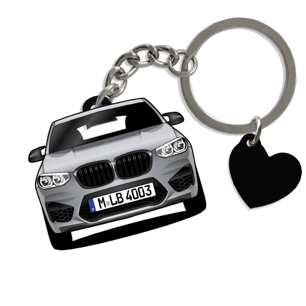 Stream Schlüsselanhänger in Form deines Autos u. Kennzeichen