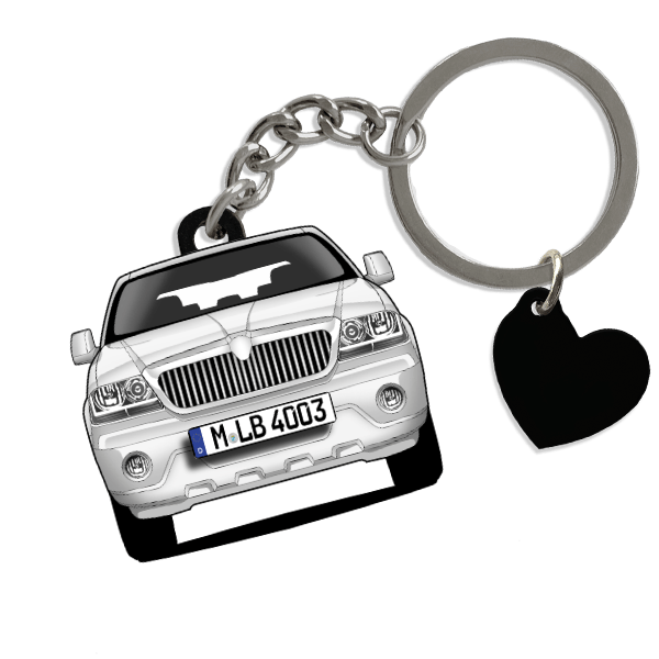 Aviator Schlüsselanhänger in Form deines Autos u. Kennzeichen