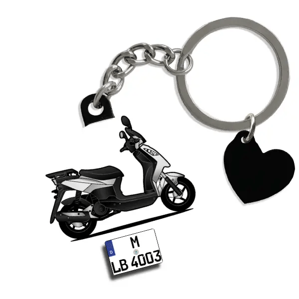 Orbit 2 Schlüsselanhänger in Form deines Autos u. Kennzeichen