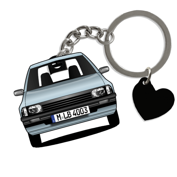 121 Schlüsselanhänger in Form deines Autos u. Kennzeichen