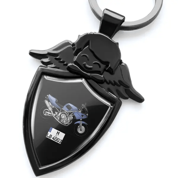 TRX850 Schlüsselanhänger Schutzengel mit Motorrad !